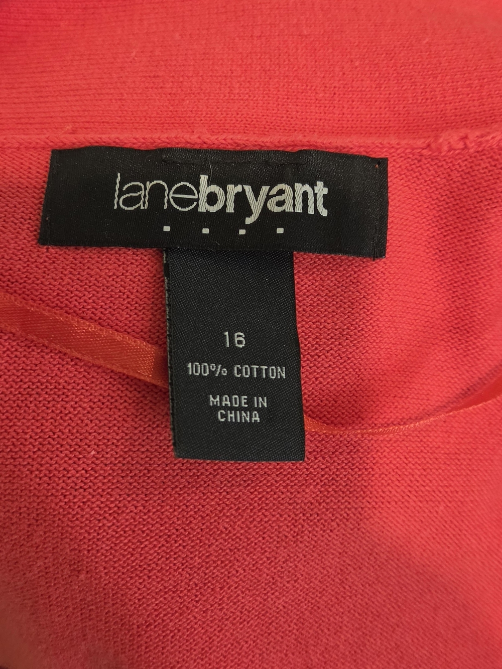 Lane Bryant Summer Dress & Coral Open Cardigan - Picture 2 of 7